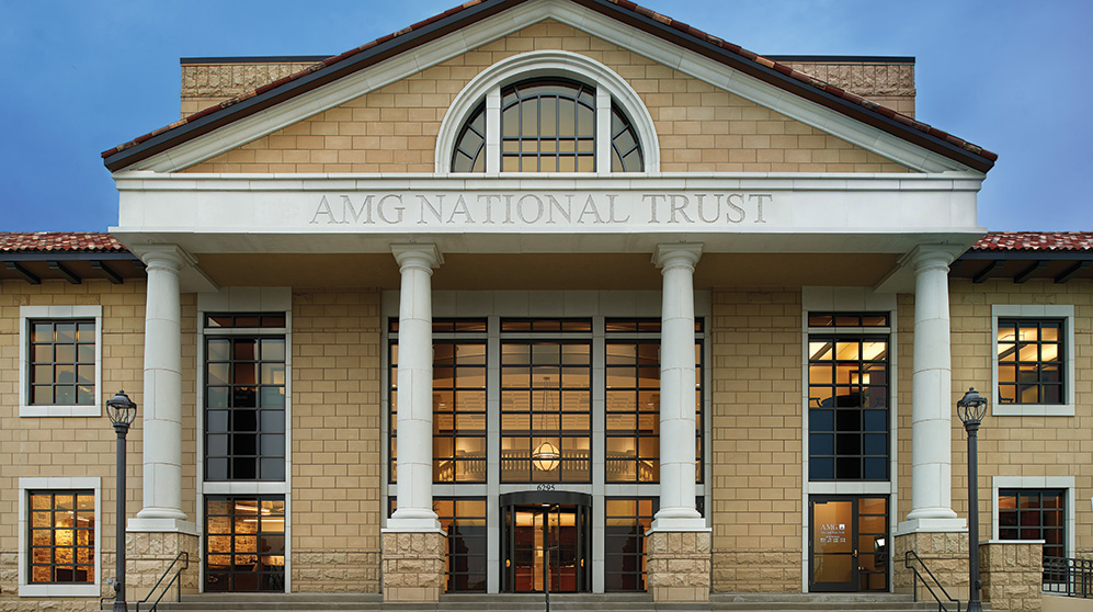 Exterior of AMG National Trust Building