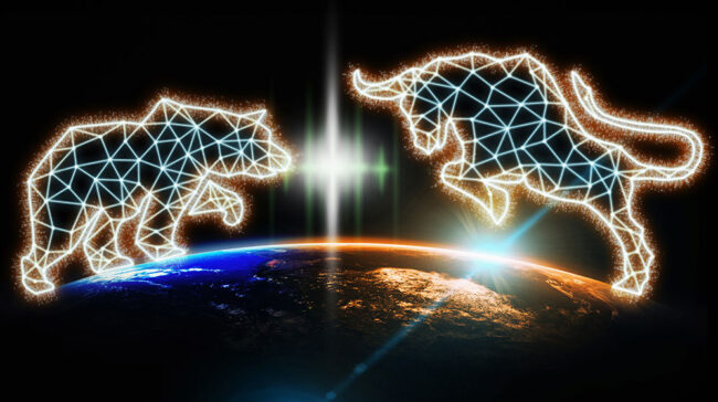 Photo of the stock market beat and bull