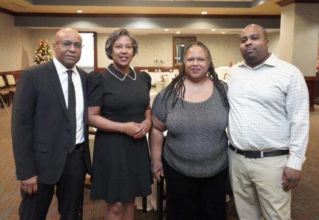 mavis award Photo of Mavis McKenley, with her family at a reception in her honor on Dec. 12 at the Town Point Club in Norfolk.