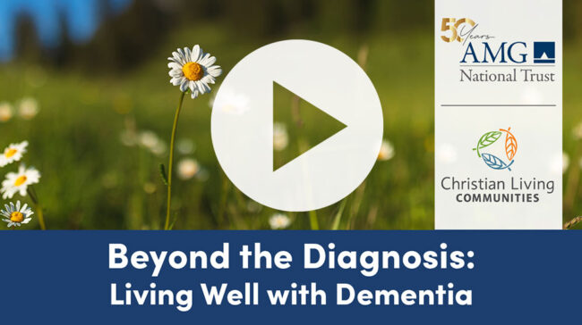 Beyond the Diagnosis: Living Well with Dementia title slide image