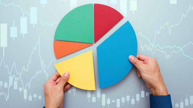 Photo of an investment pie chart