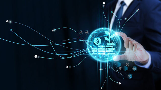 Photo of a hand holding a globe