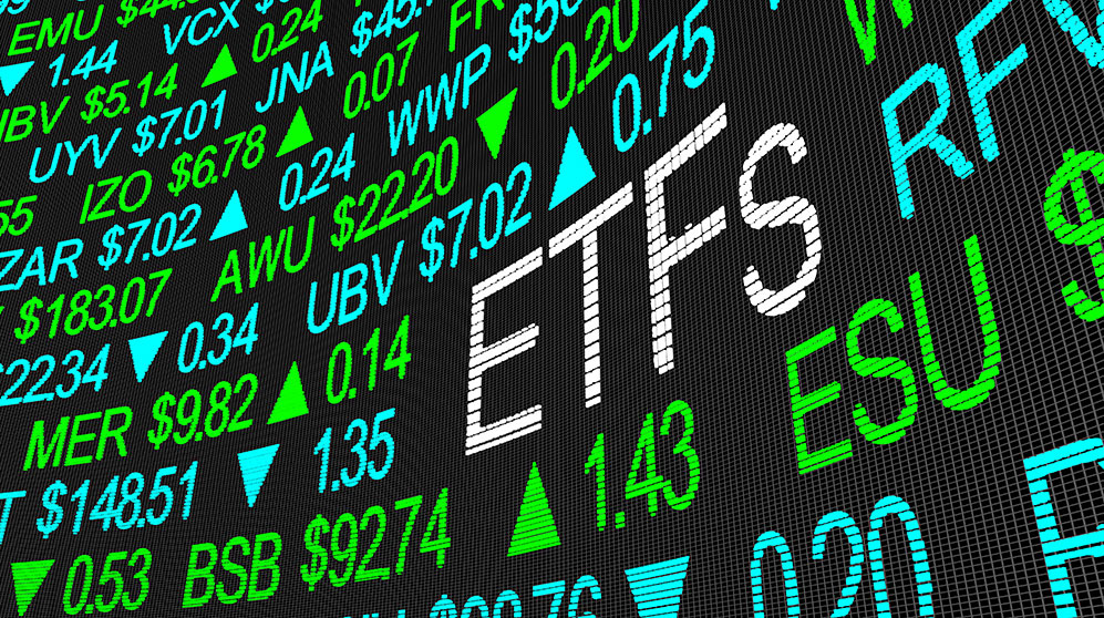 Photo of the word "ETFs"