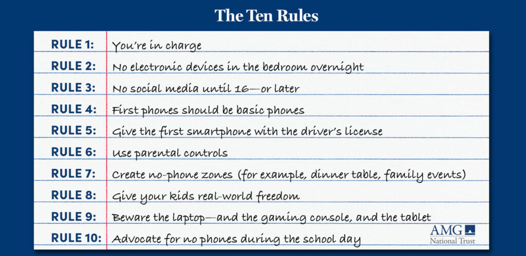 Dr. Twenge offered ten tips to parents