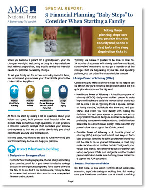 Report Cover Baby Steps