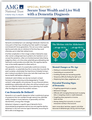 Cover of Dementia Report
